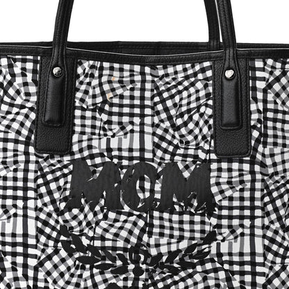 MCM Visetos Medium Liz Reversible Shopper Tote Black 13 of 18