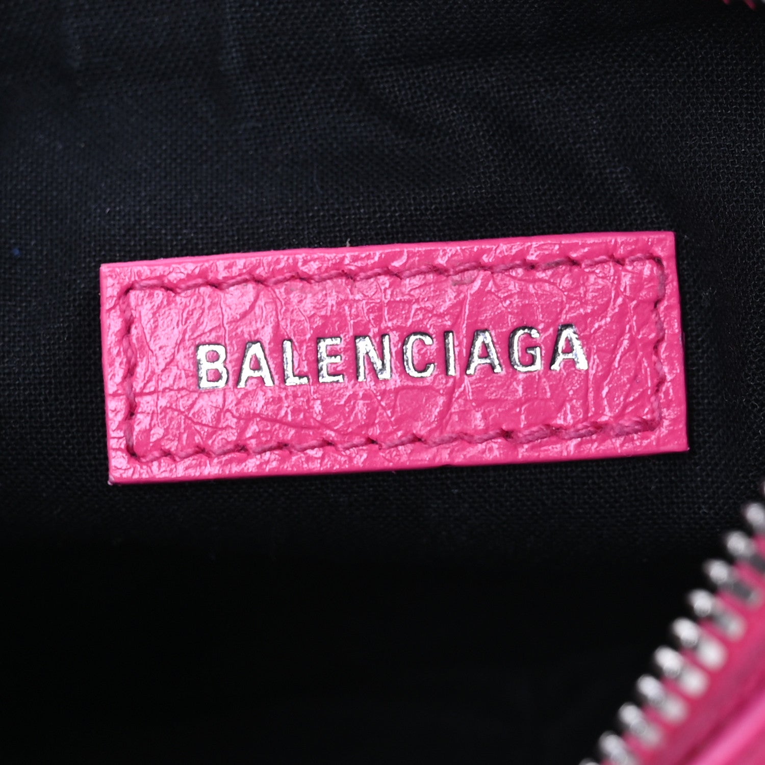 Balenciaga Agneau Arena Le Cagole Shoulder Bag XS Violet Fuxia 7 of 11