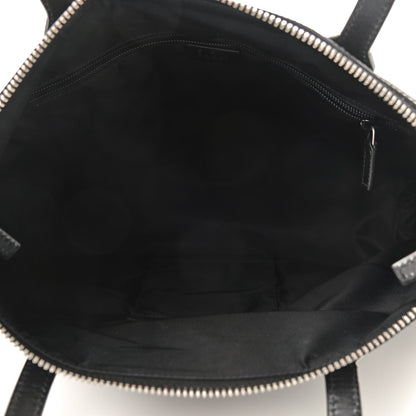 Gucci Nylon Web Top Handle Shoulder Bag Black 6 of 9