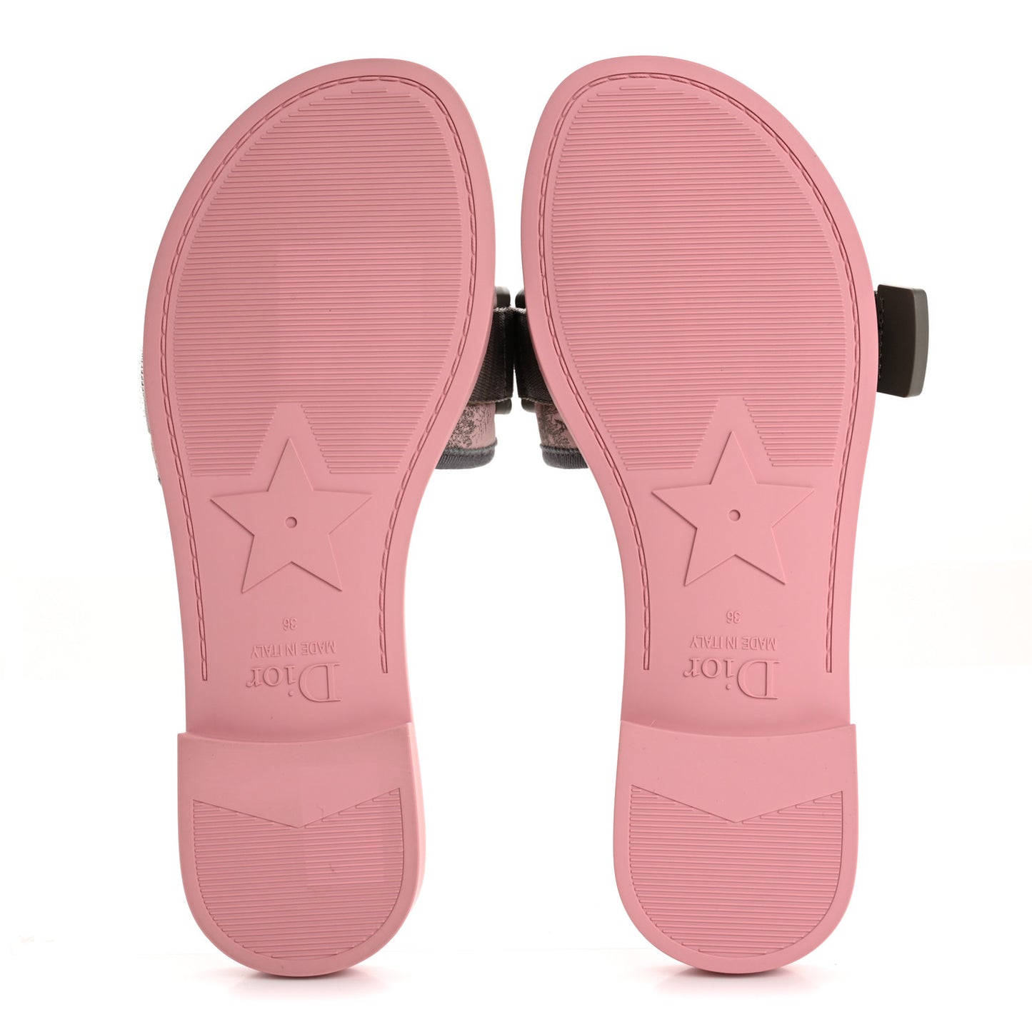 Nylon Dio(r)evolution Slide Sandals 36 Chateau Pink