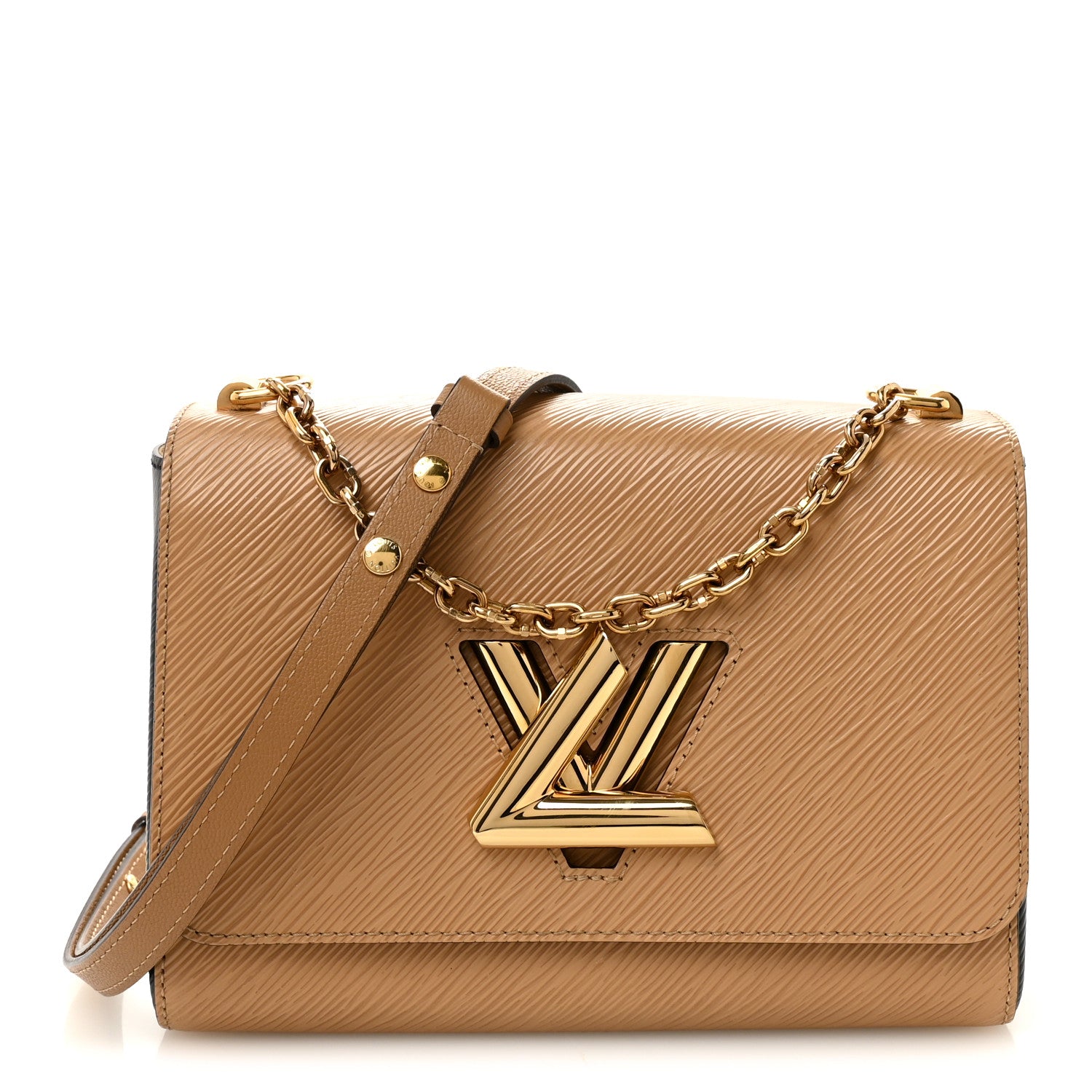 Louis Vuitton Epi Twist Shoulder Bag MM Camel 1 of 11