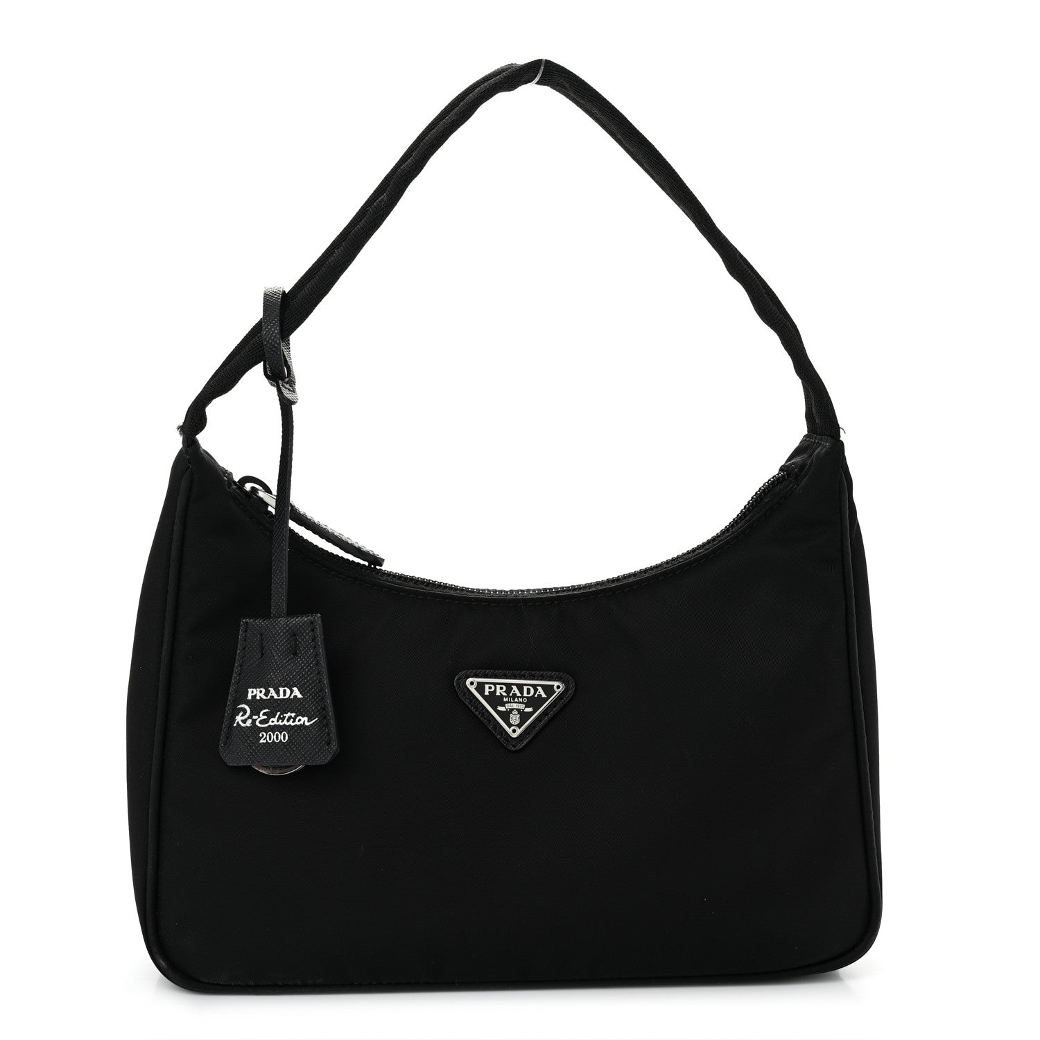 Prada Tessuto Nylon Mini Re-Edition 2000 Bag Black 1 of 15