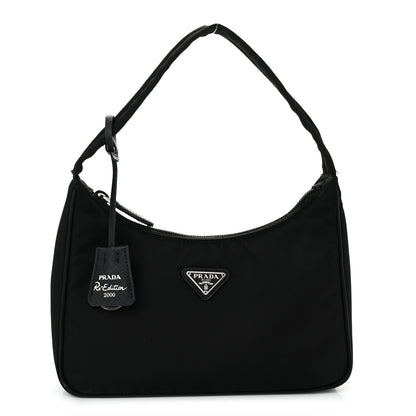 Prada Tessuto Nylon Mini Re-Edition 2000 Bag Black 1 of 15