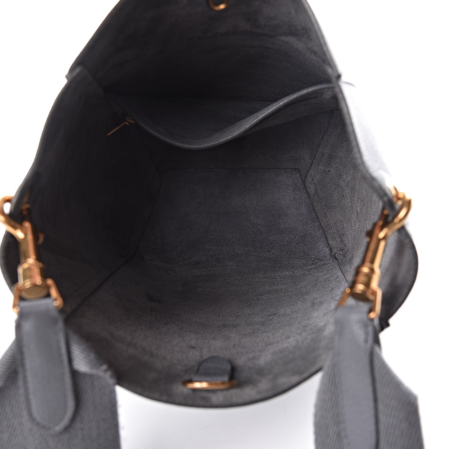 Celine Soft Grained Calfskin Small Sangle Bucket Bag Grey 5 of 9