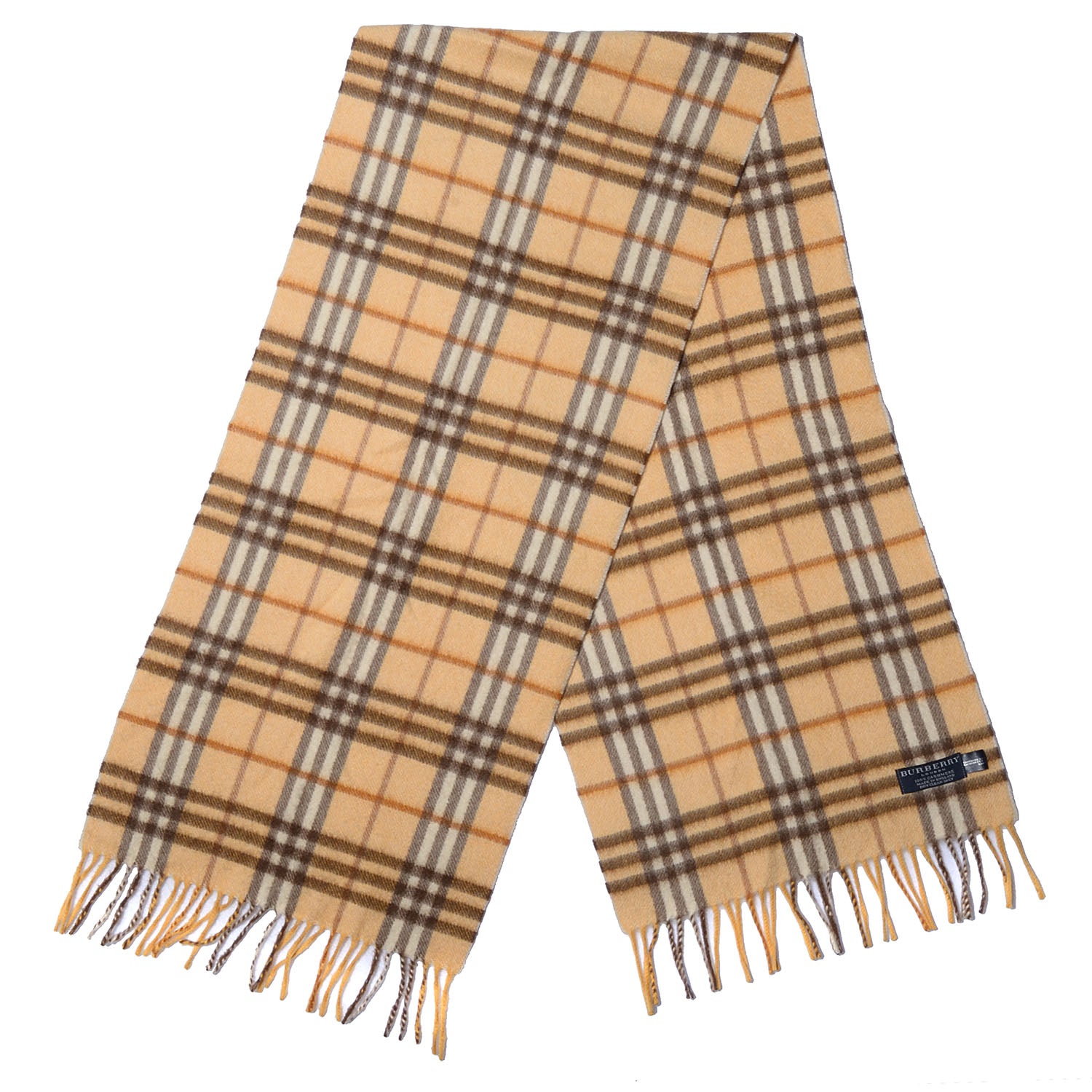 Burberry Cashmere Nova Check Scarf 3 of 6