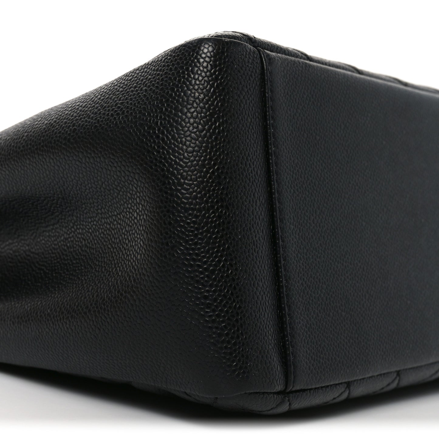 Caviar Quilted Grand Shopping Tote GST Black