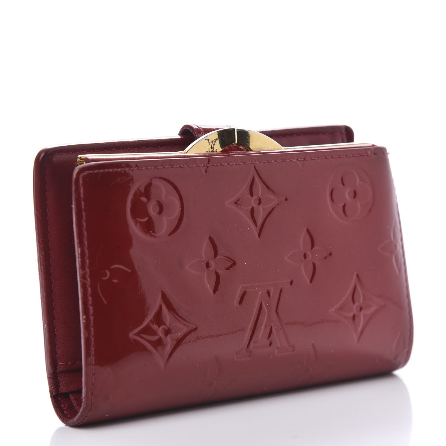 Louis Vuitton Vernis French Purse Wallet Pomme d'Amour 3 of 9