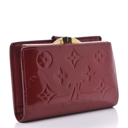 Louis Vuitton Vernis French Purse Wallet Pomme d'Amour 3 of 9