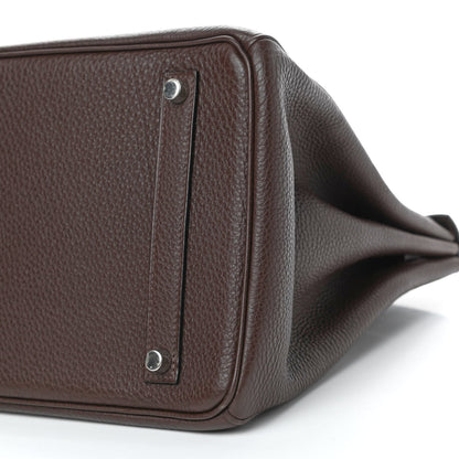 Hermes Togo Birkin 35 Chocolate 8 of 11
