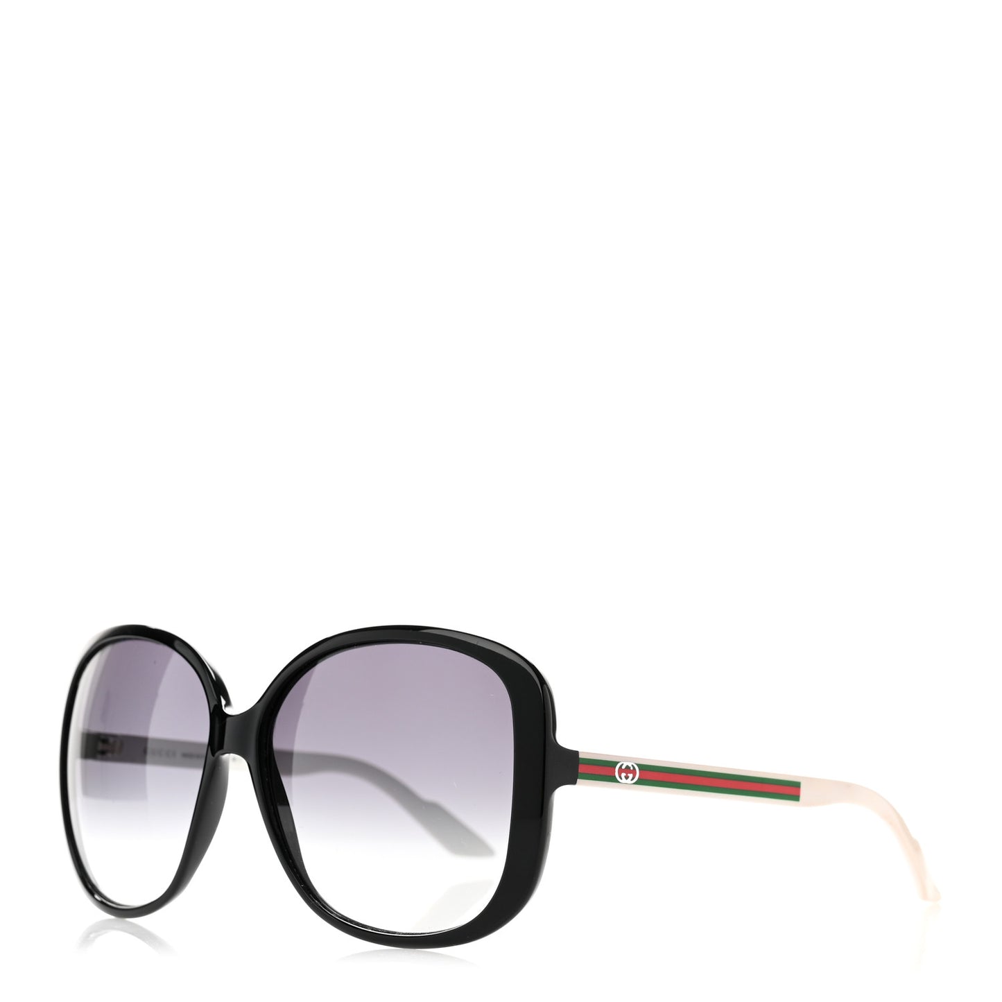 Oversized Web Sunglasses GG3157/S Black White