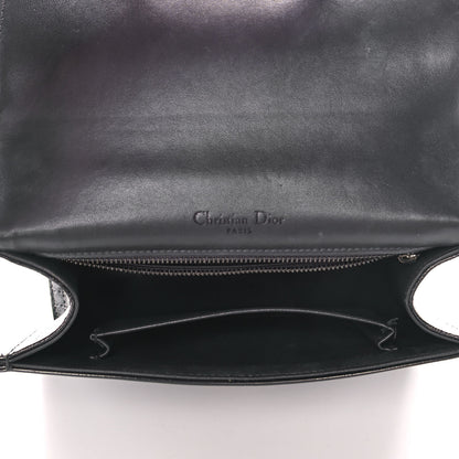 Christian Dior Metallic Patent Micro-Cannage Small Diorama Flap Bag Onyx Black 5 of 11
