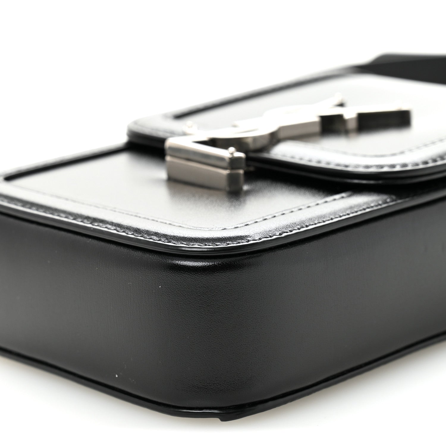 Saint Laurent Smooth Calfskin Mini Solferino Satchel Black 10 of 11