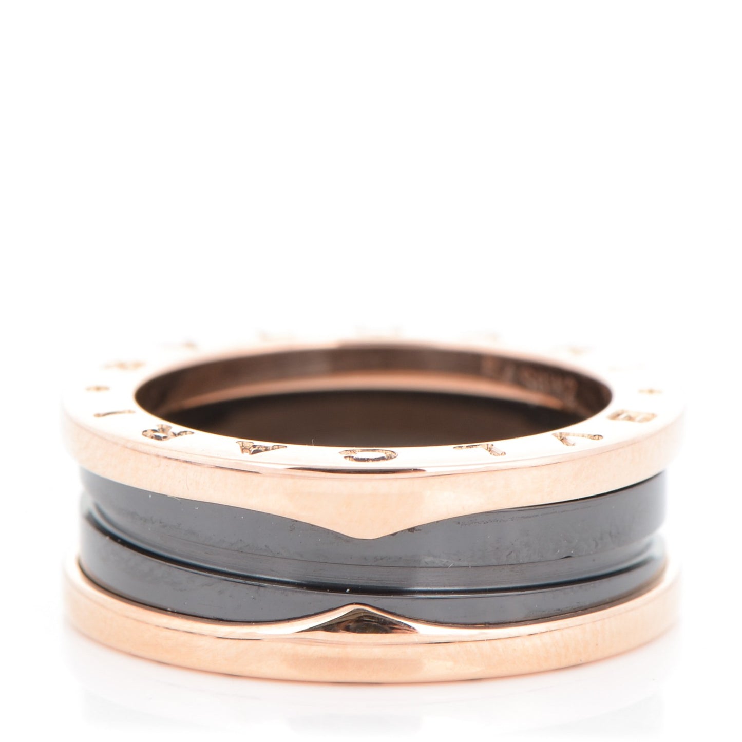 18K Rose Gold B.Zero1 3 Band Ring 55 7
