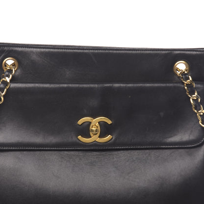 Chanel Lambskin CC Shoulder Bag Black 10 of 24