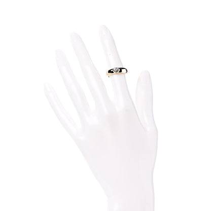 Tiffany 18K Yellow Gold Diamond Heart Band Ring 47 4.25 2 of 5