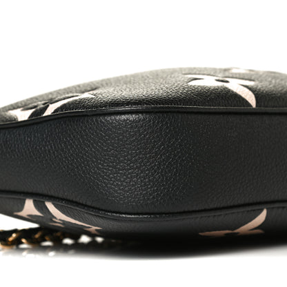 Louis Vuitton Empreinte Monogram Giant Multi Pochette Accessories Large Pochette Black Beige 7 of 10