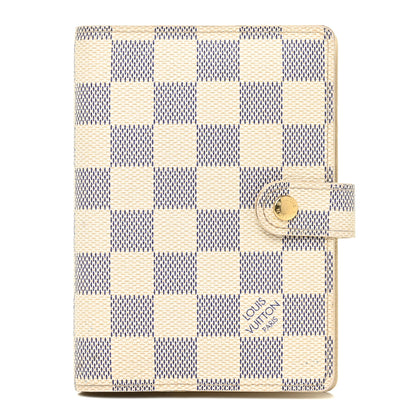 Louis Vuitton Damier Azur Small Ring Agenda Cover 1 of 13