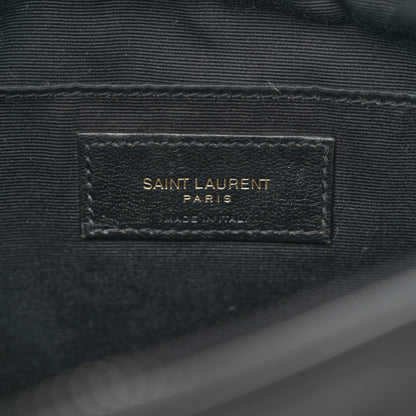 Saint Laurent Calfskin Matelasse Monogram Lou Camera Bag Black 6 of 10