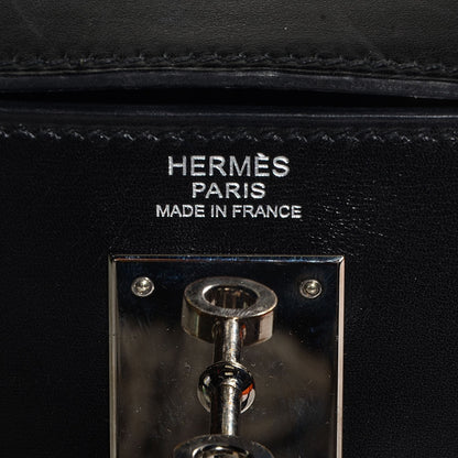 Hermes Box Toile Lakis Kelly 32 Black 7 of 24