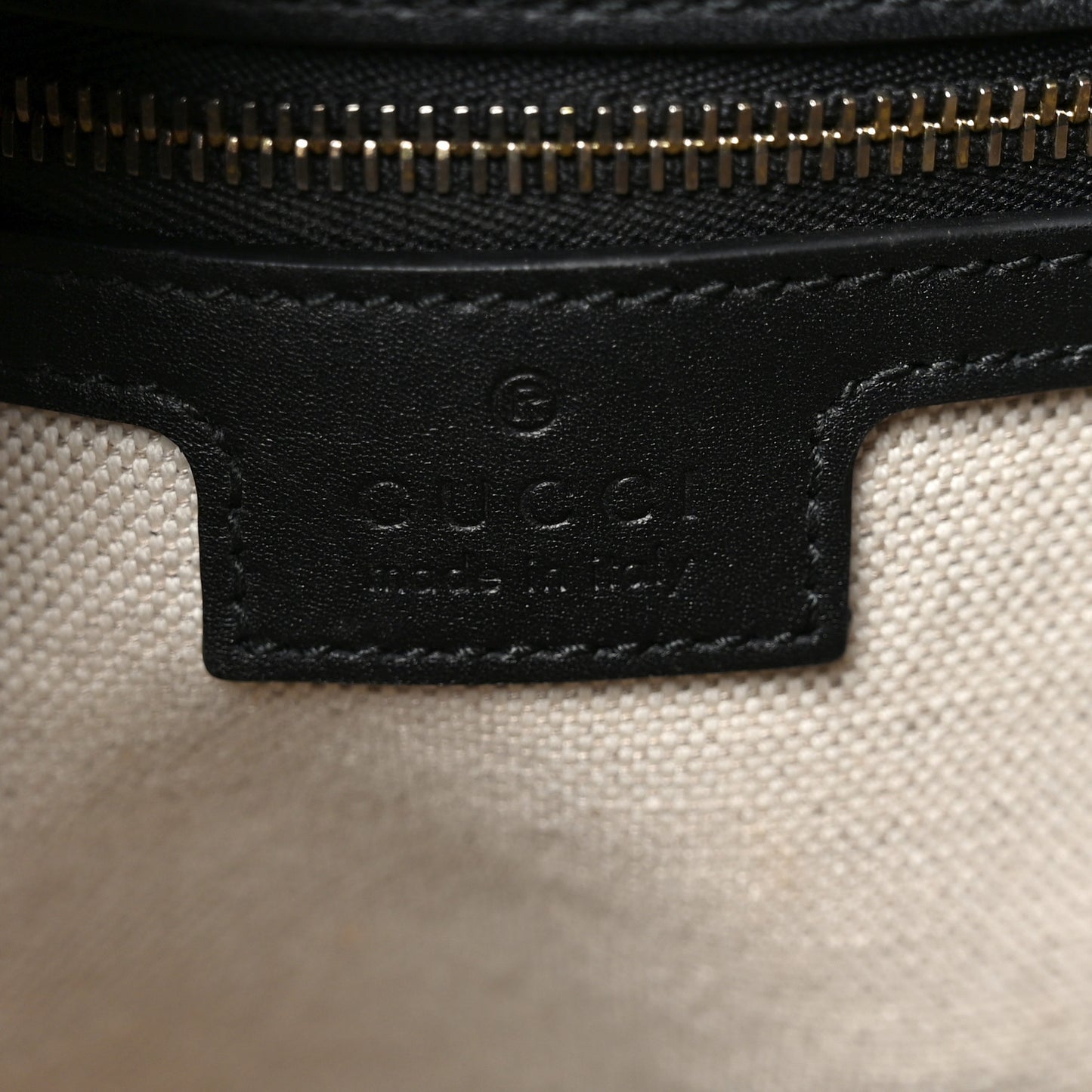 Arabella Calfskin Horsebit 73 Medium Bucket Bag Black