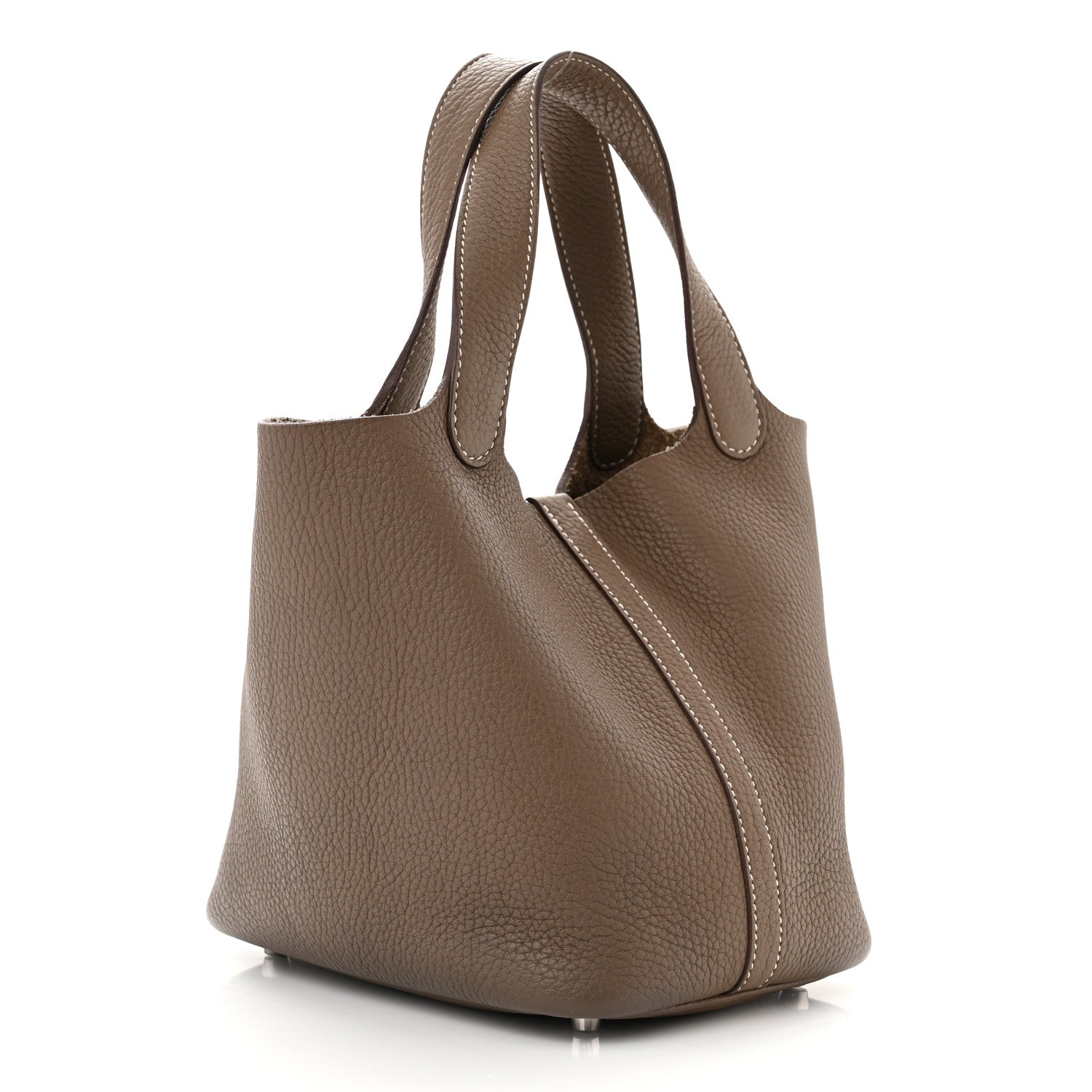 Hermes Taurillon Clemence Picotin Lock 18 PM Etoupe 3 of 11