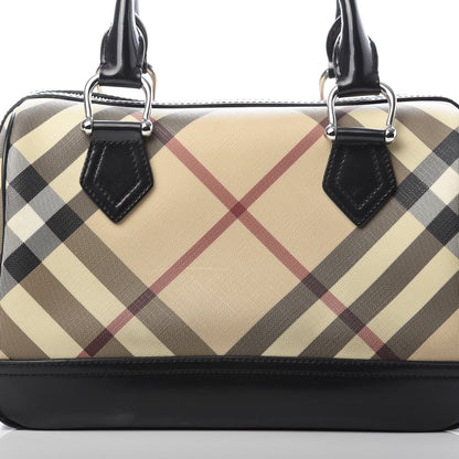 Burberry Supernova Check Bowling Bag Black 9 of 15