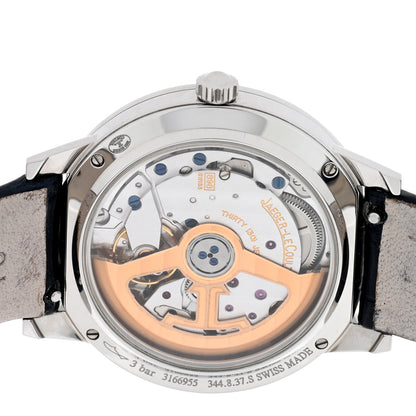 Jaeger-LeCoultre Stainless Steel Alligator Diamond Bezel 34mm Rendez-Vous Classic Day & Night Automatic Watch 344.8.37.S 4 of 5