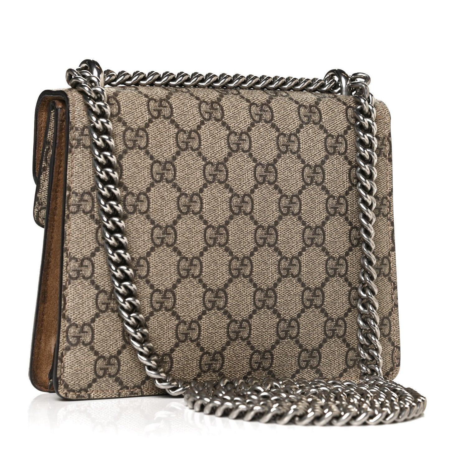 GG Supreme Monogram Mini Dionysus Shoulder Bag Taupe