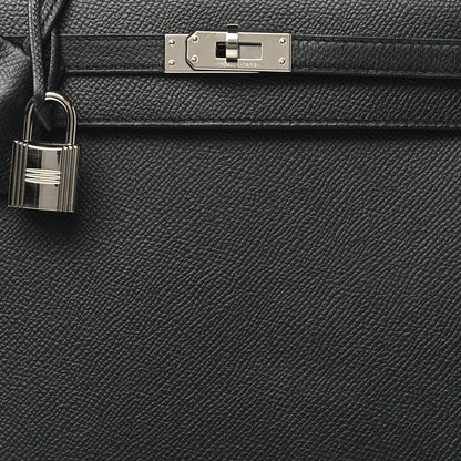 Hermes Epsom Kelly Sellier 25 Black 8 of 10