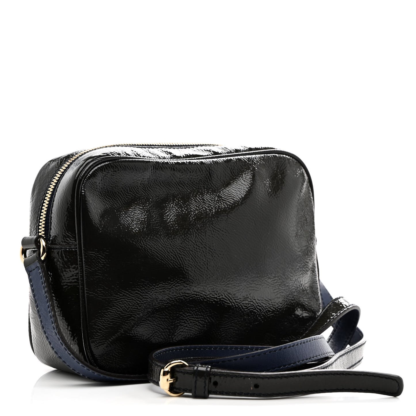 Vernice Naplack Small Soho Disco Bag Uniform Blue