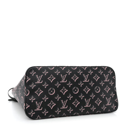 Louis Vuitton Monogram Fall For You Neverfull MM Black 5 of 11