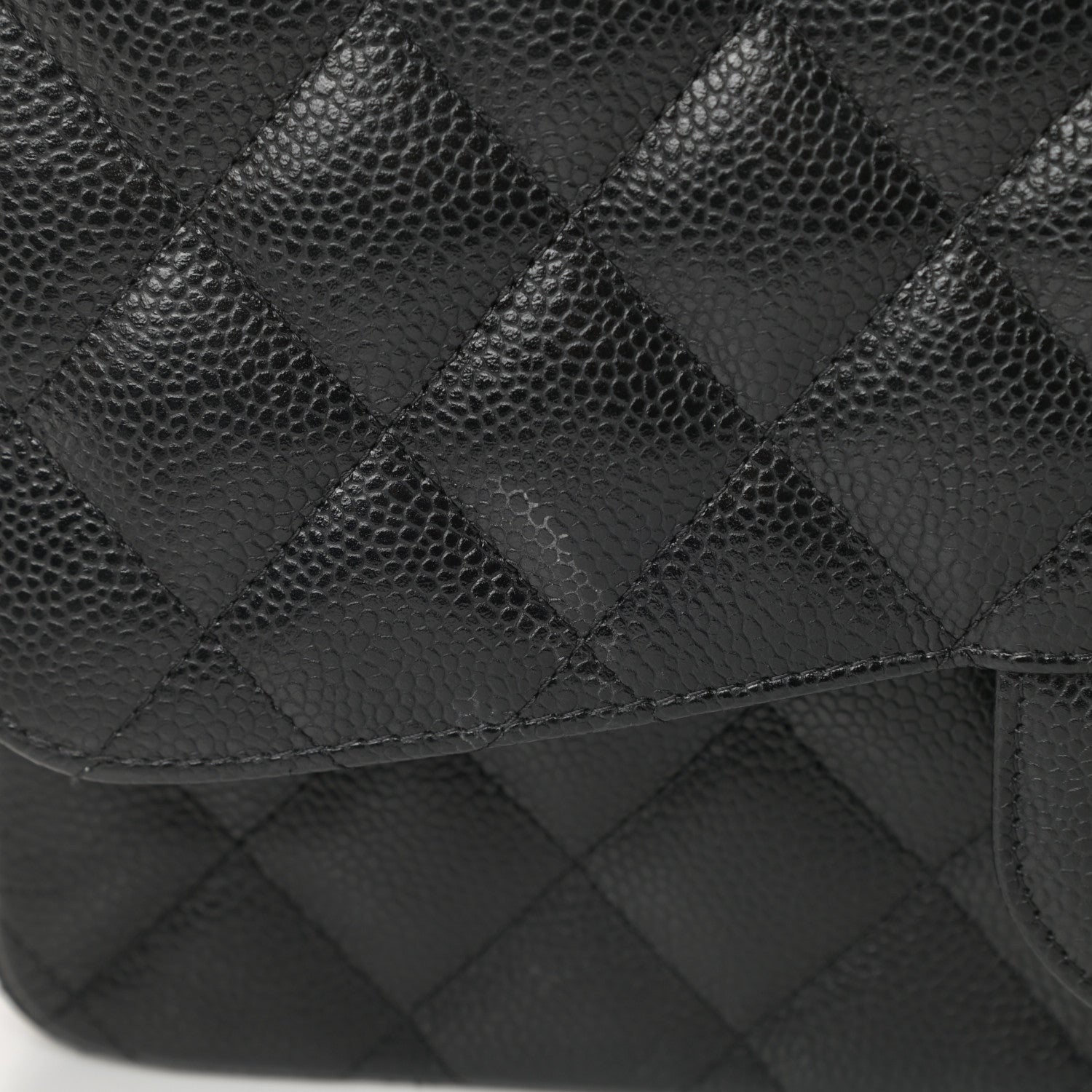 Chanel Caviar Quilted Jumbo Double Flap Black 11 of 11