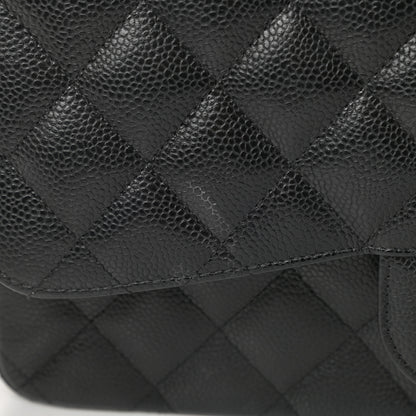 Chanel Caviar Quilted Jumbo Double Flap Black 11 of 11