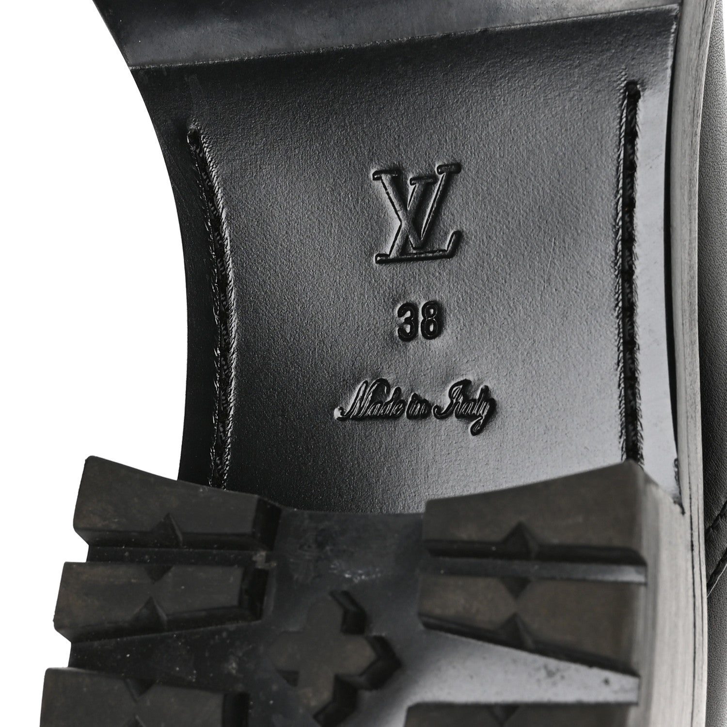 Louis Vuitton Calfskin Monogram Discovery Flat Ankle Boots 38 Black 7 of 9