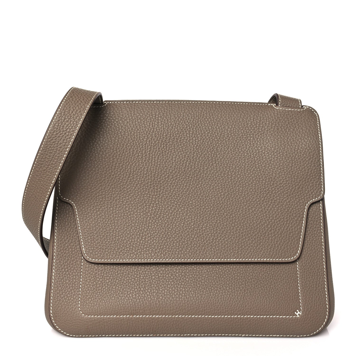 Hermes Togo Mali-Selle PM Messenger Bag Etoupe 1 of 10