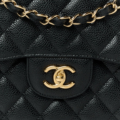 Chanel Caviar Quilted Jumbo Double Flap Black 4 of 6