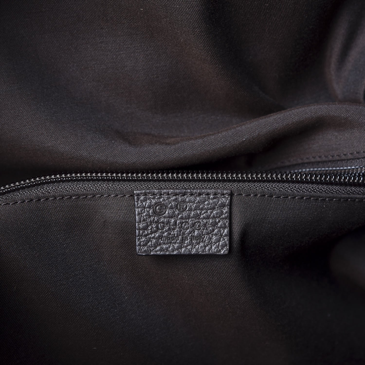 Gucci Crystal Monogram Backpack Dark Brown 9 of 11