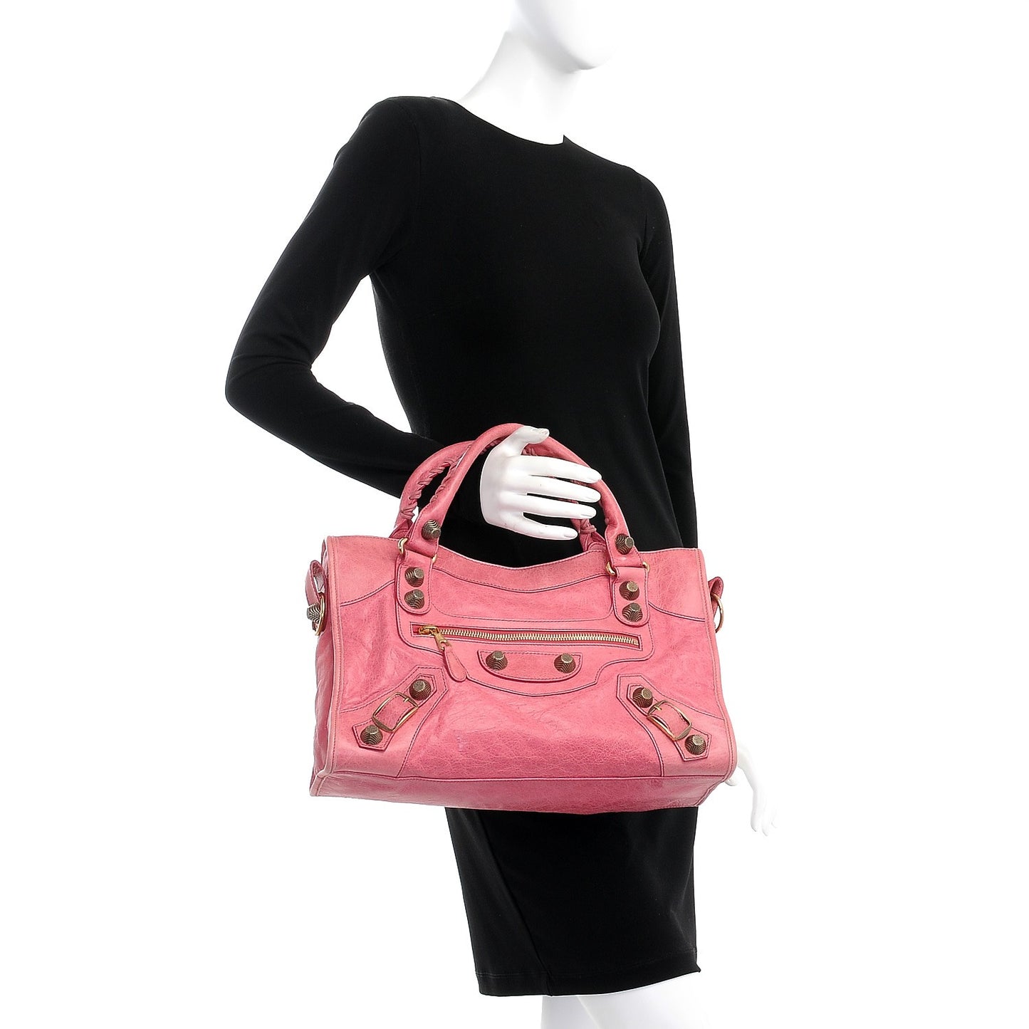 Agneau Giant 21 Rose Gold Hardware City Pivoine