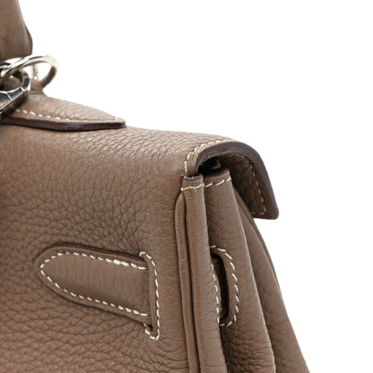 Hermes Togo Kelly Retourne 35 Etoupe 11 of 15