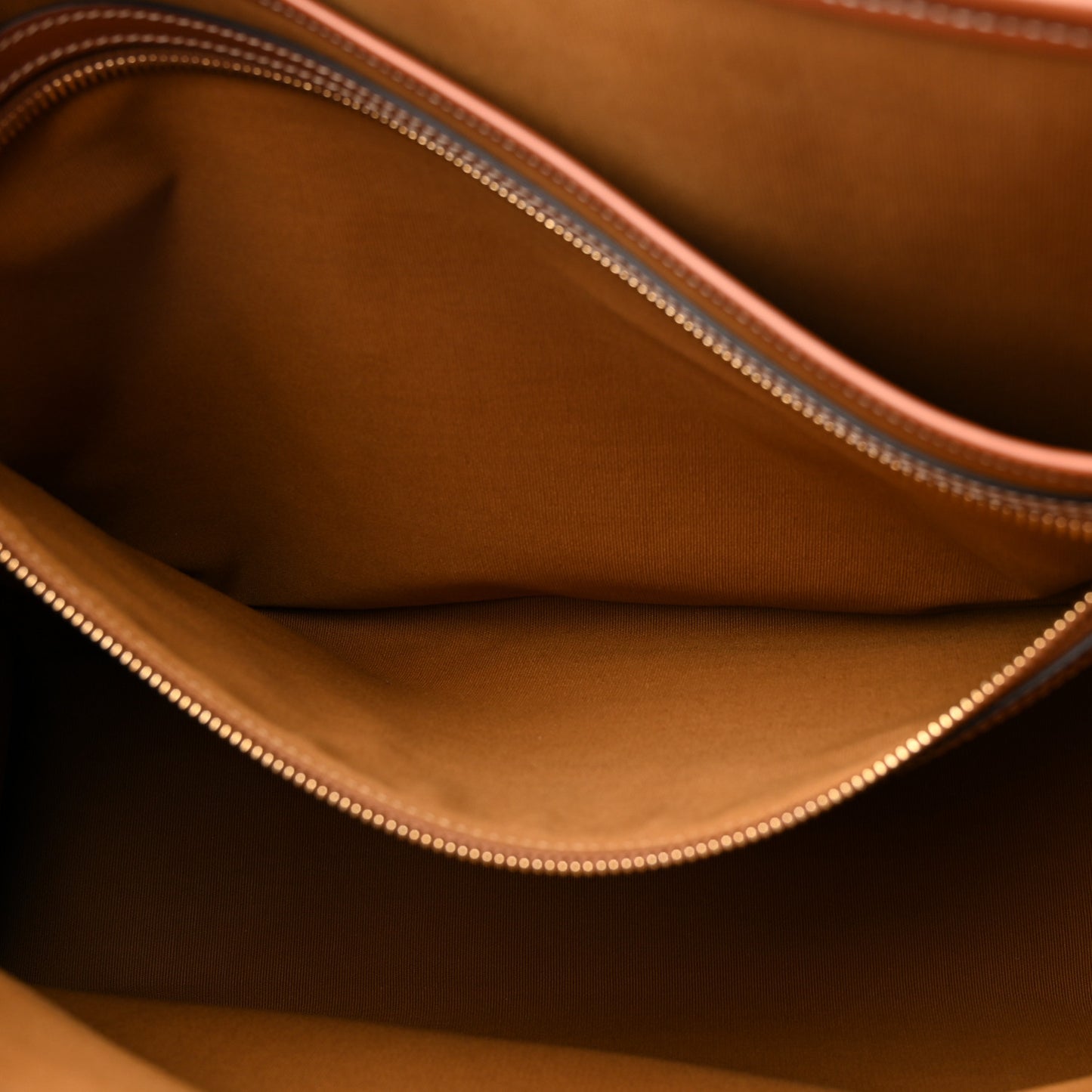Triomphe Canvas Calfskin Horizontal Cabas Tan