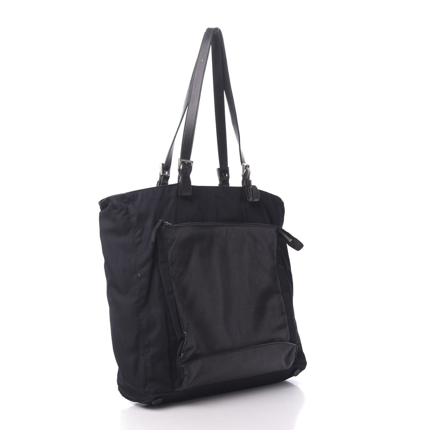 Tessuto Nylon Soft Calfskin Tote Baltico