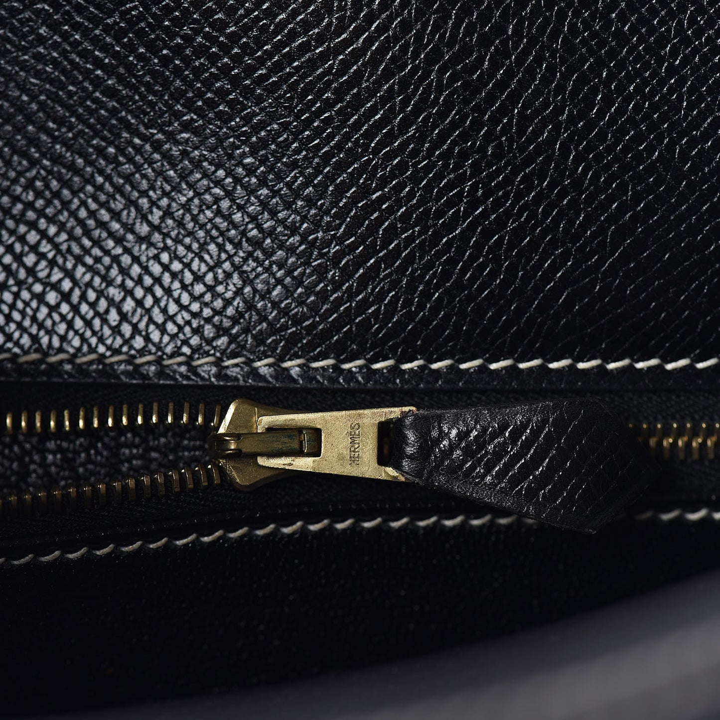 Veau Grain Lisse Kelly Sellier 32 Black