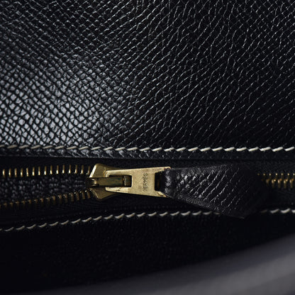 Hermes Veau Grain Lisse Kelly Sellier 32 Black 21 of 33