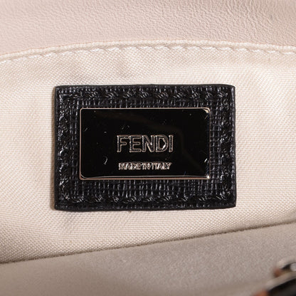 Fendi Vitello Elite Petite 2jours Tote Black 6 of 9