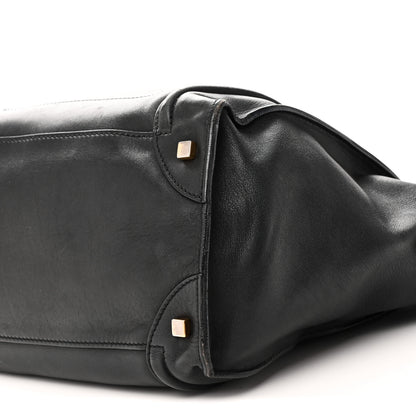 Celine Smooth Calfskin Mini Luggage Black 9 of 9