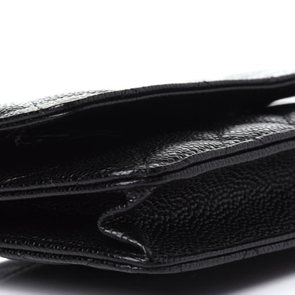 Chanel Caviar Quilted Wallet On Chain WOC Black 9 of 12