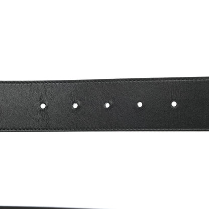 Gucci Plutone Calfskin Palladium Double G 40mm Belt 105 42 Black 6 of 10