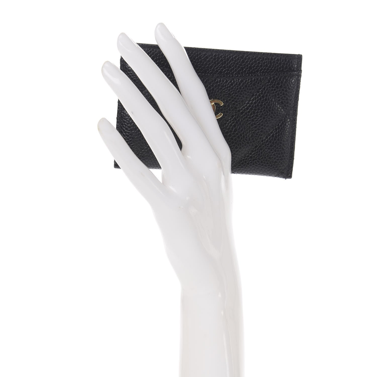 Chanel Caviar Quilted Card Holder Black 2 of 9