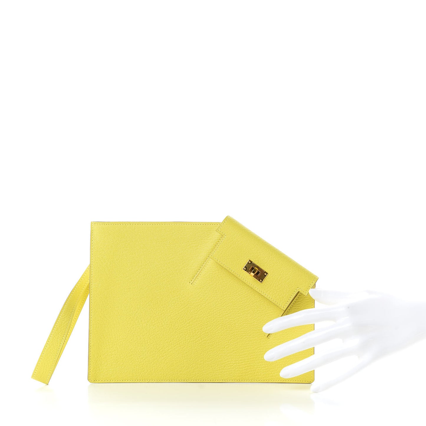 Chevre Mysore Kelly Pocket To Go Pouch Lime