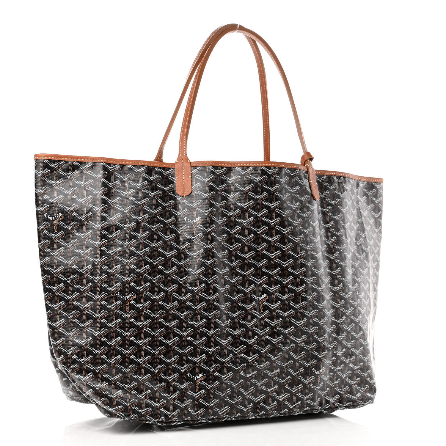 Goyard Goyardine Saint Louis GM Black Gold 4 of 11